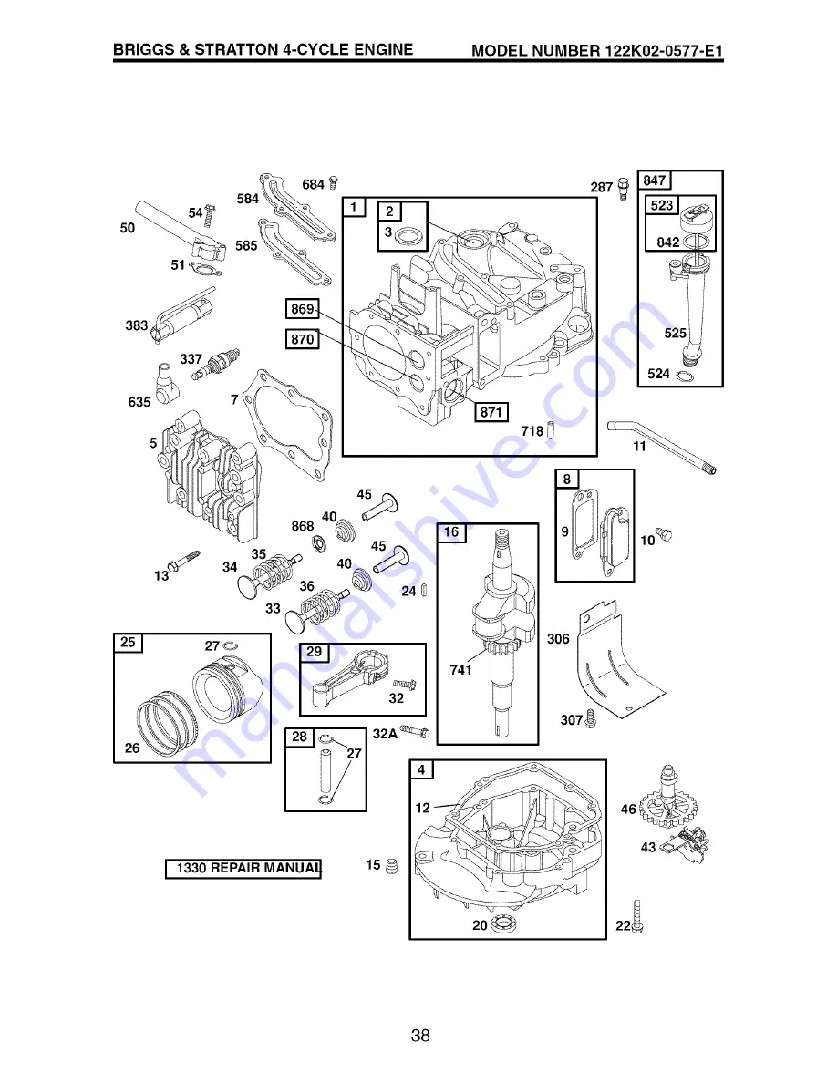 Craftsman 917.375502 Owner'S Manual Download Page 38