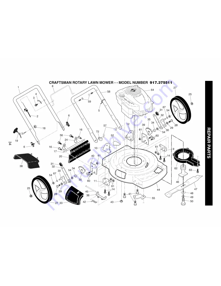 Craftsman 917.375511 Скачать руководство пользователя страница 34