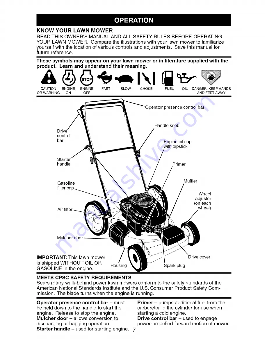 Craftsman 917.375520 Owner'S Manual Download Page 7