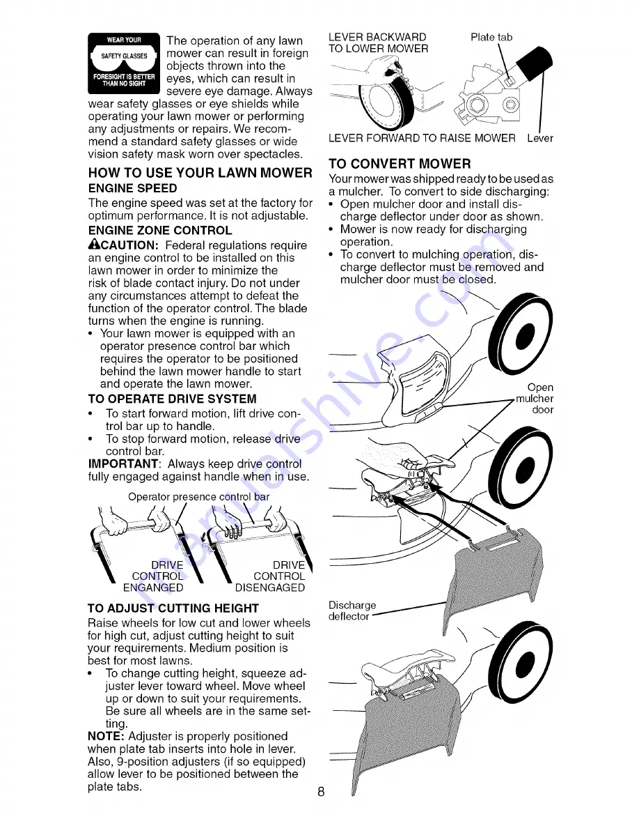 Craftsman 917.375520 Owner'S Manual Download Page 8