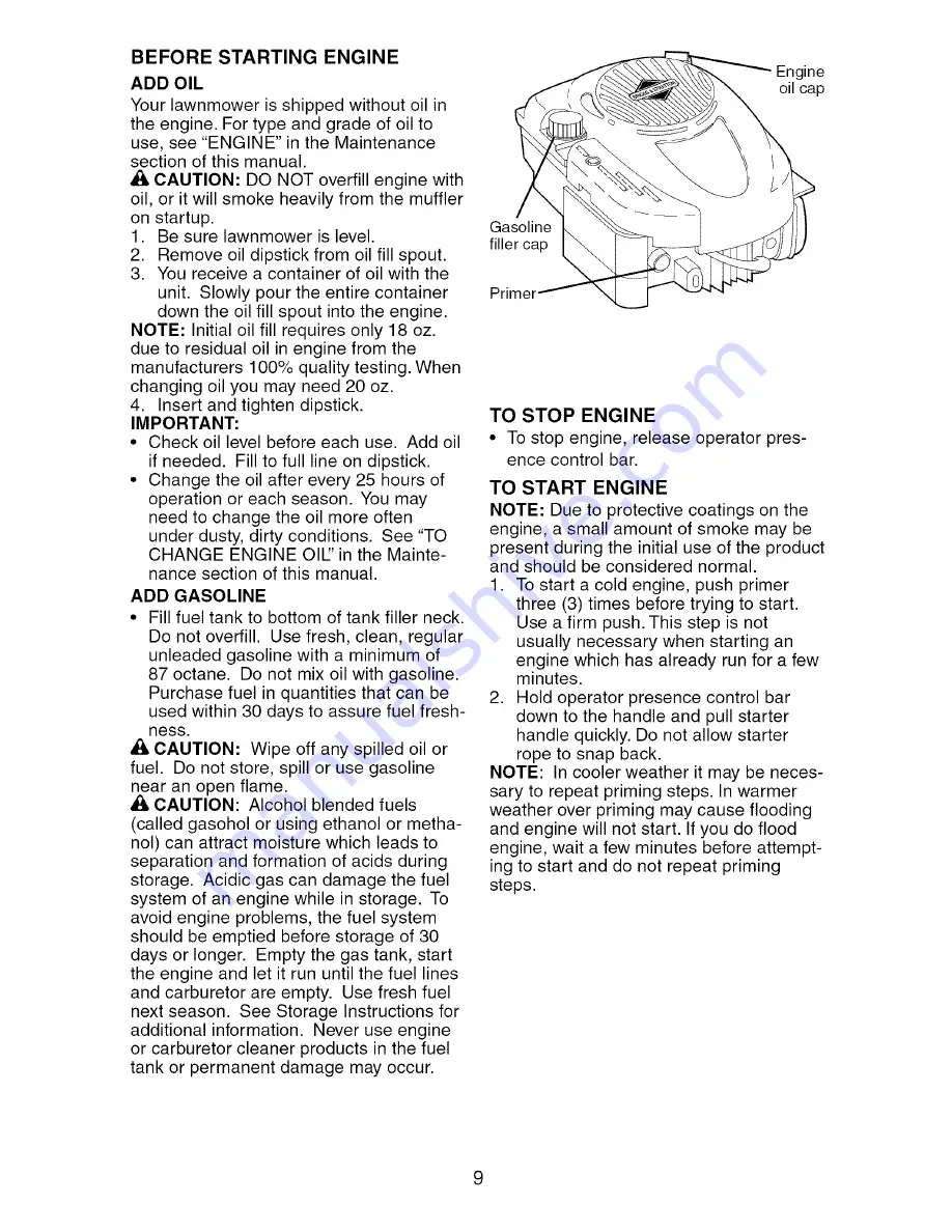 Craftsman 917.375520 Owner'S Manual Download Page 9