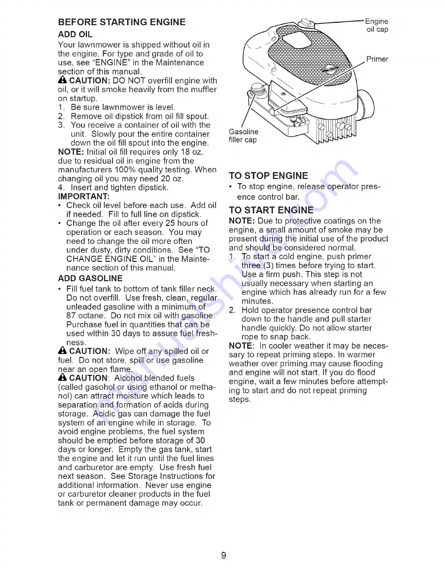 Craftsman 917.375611 Owner'S Manual Download Page 9