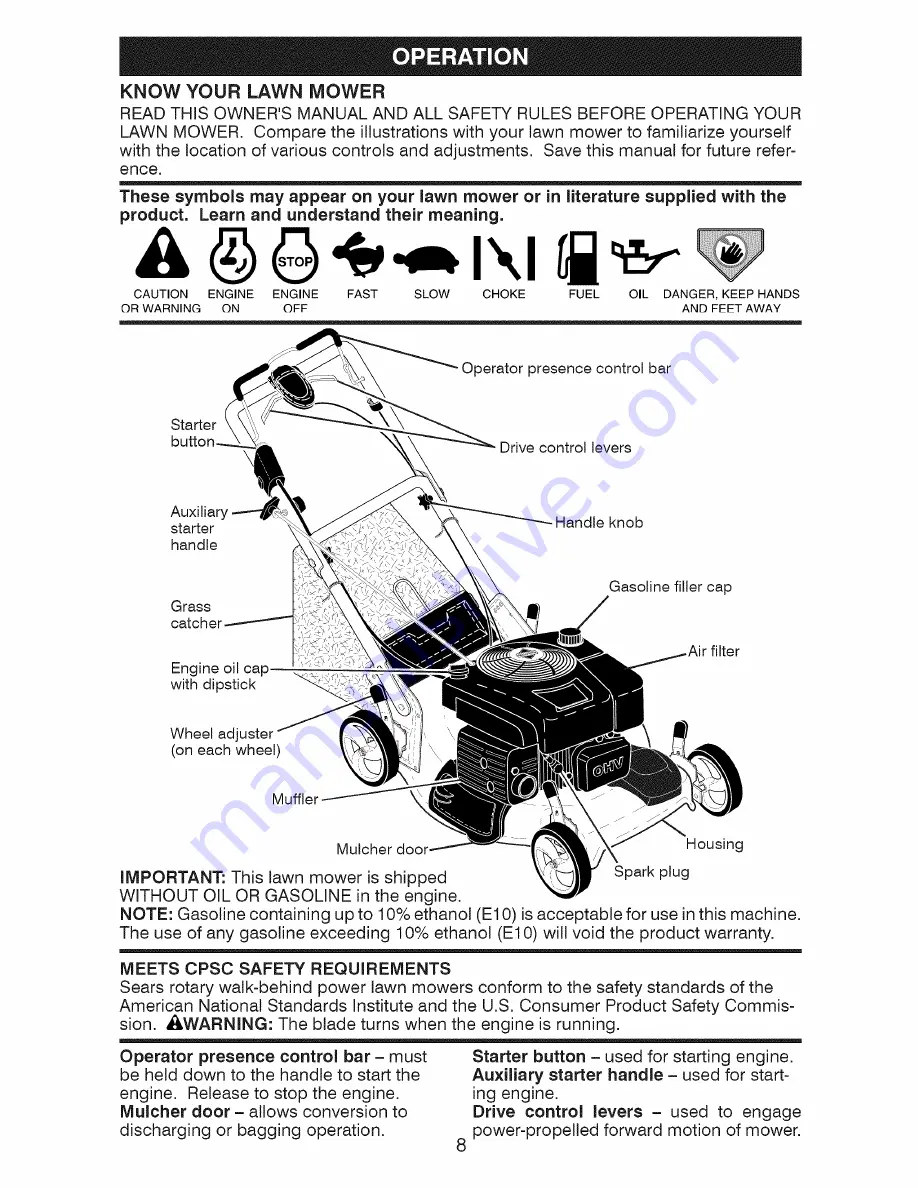 Craftsman 917.375923 Скачать руководство пользователя страница 8