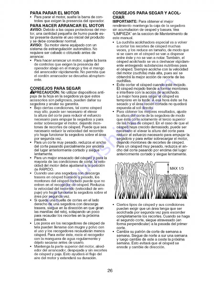 Craftsman 917.376050 Owner'S Manual Download Page 26