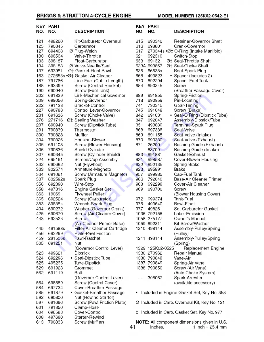 Craftsman 917.376050 Owner'S Manual Download Page 41