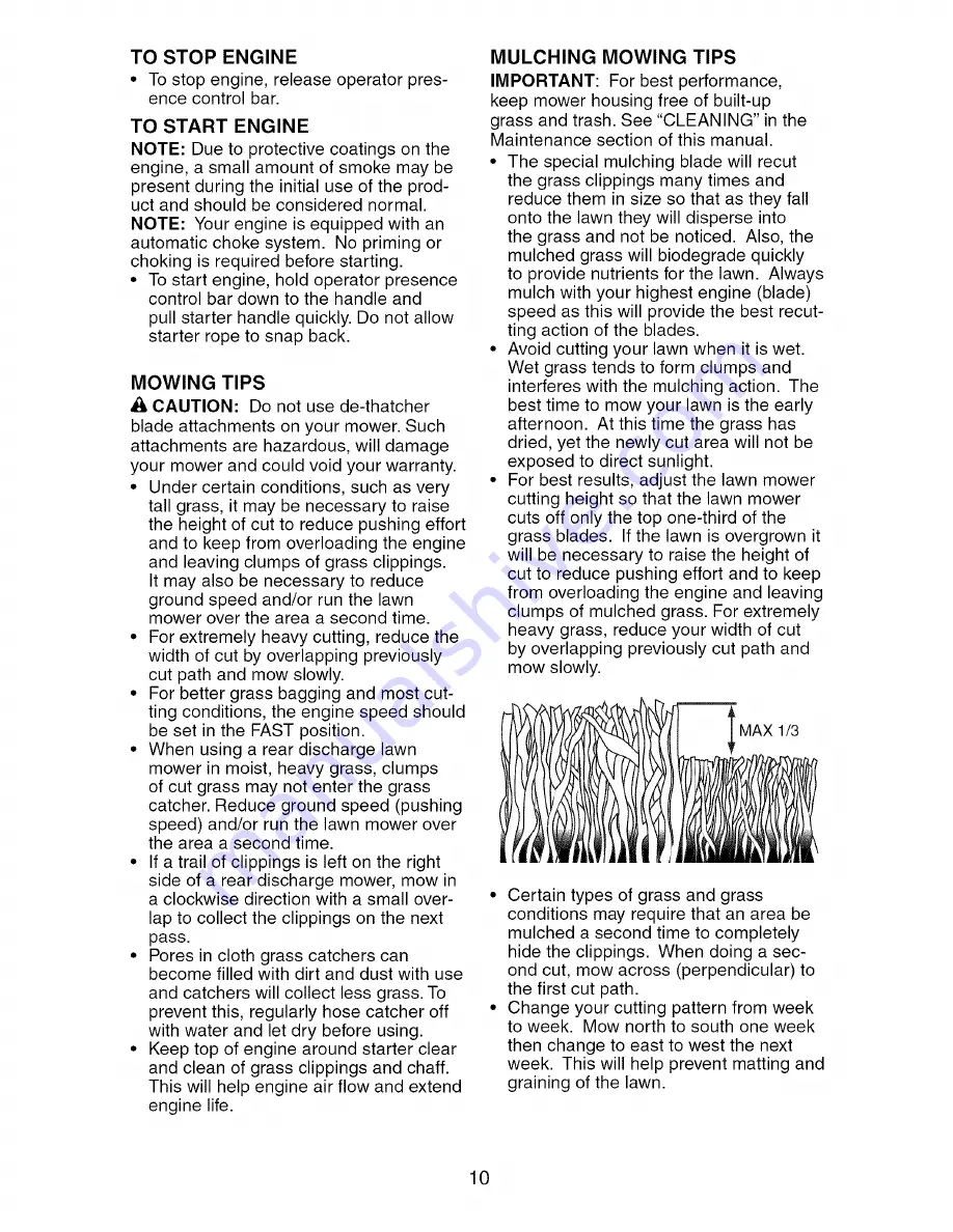 Craftsman 917.376053 Owner'S Manual Download Page 10