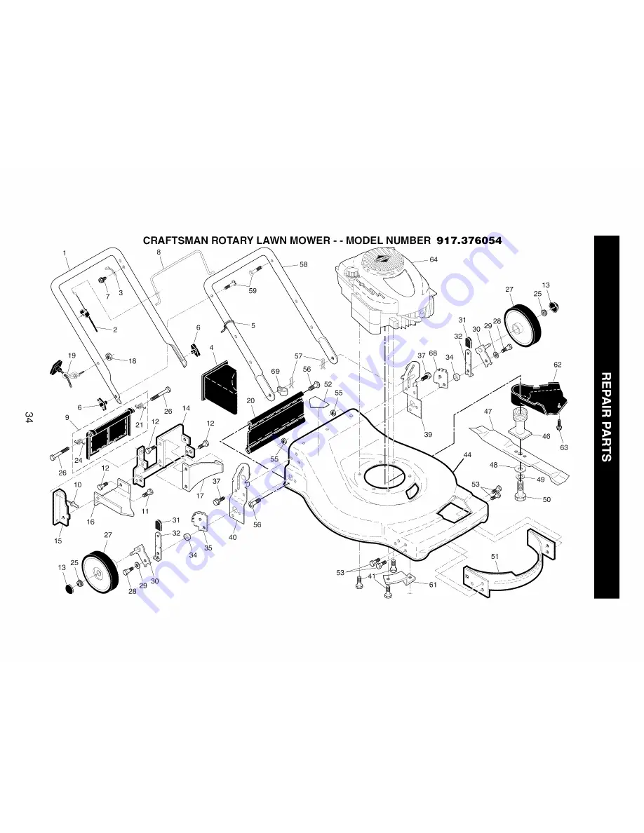 Craftsman 917.376054 Скачать руководство пользователя страница 34