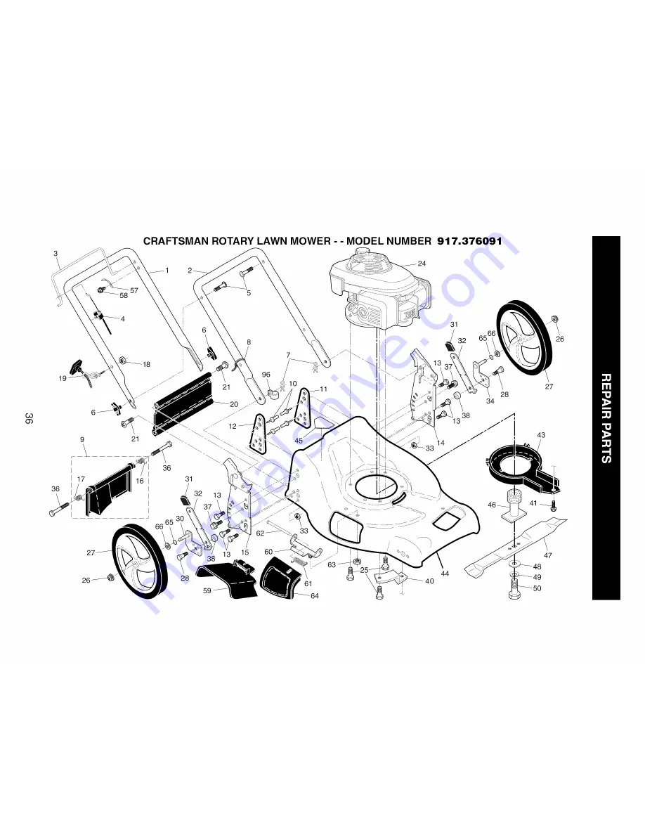 Craftsman 917.376091 Owner'S Manual Download Page 36