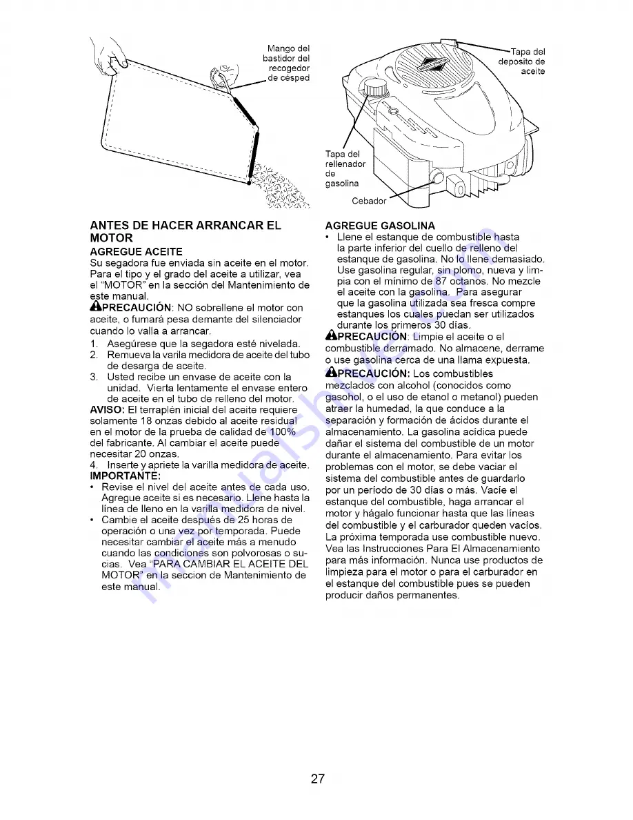 Craftsman 917.376153 Owner'S Manual Download Page 27