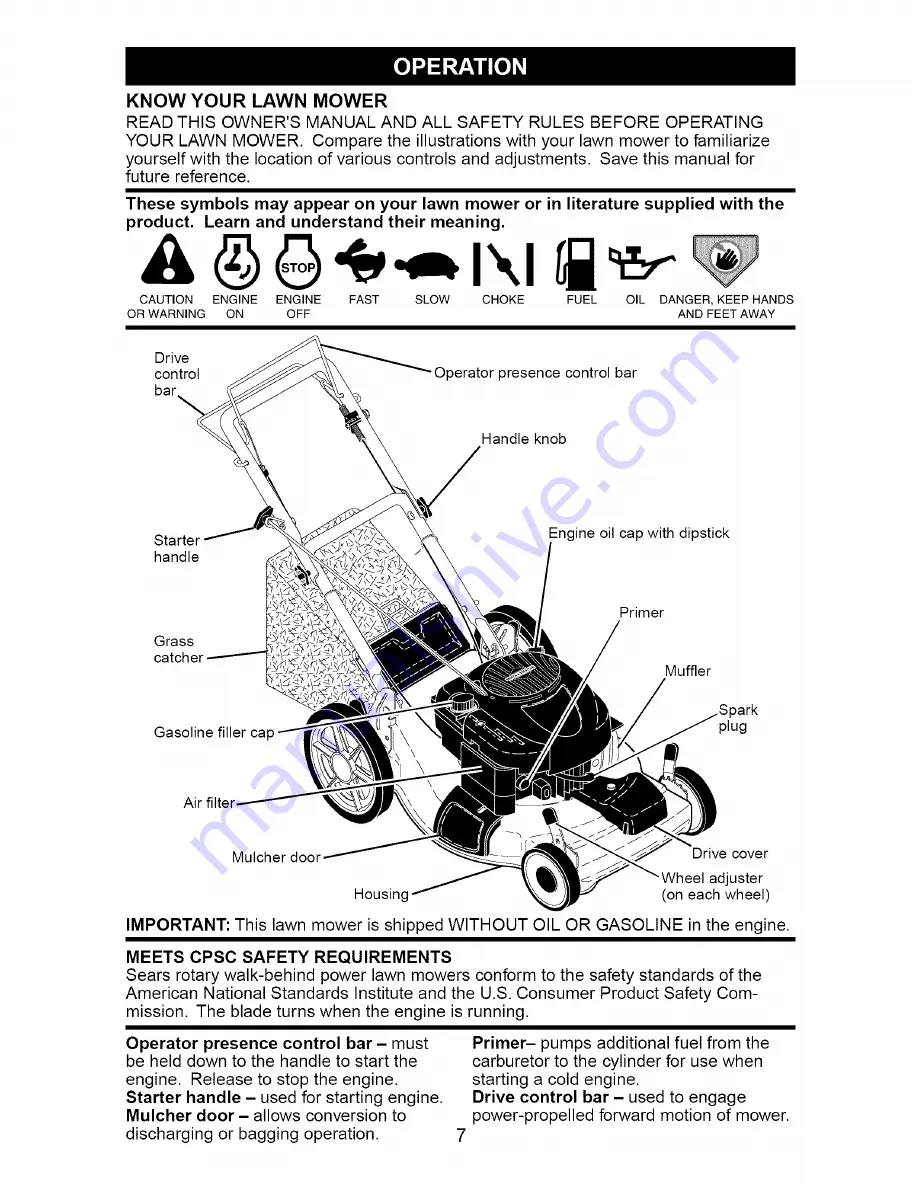 Craftsman 917.376164 Скачать руководство пользователя страница 7