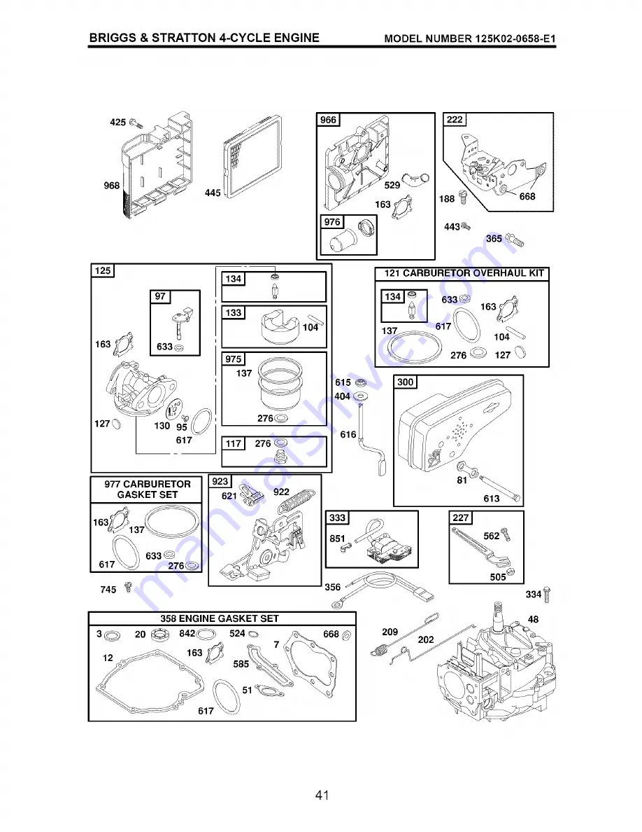 Craftsman 917.376164 Owner'S Manual Download Page 41