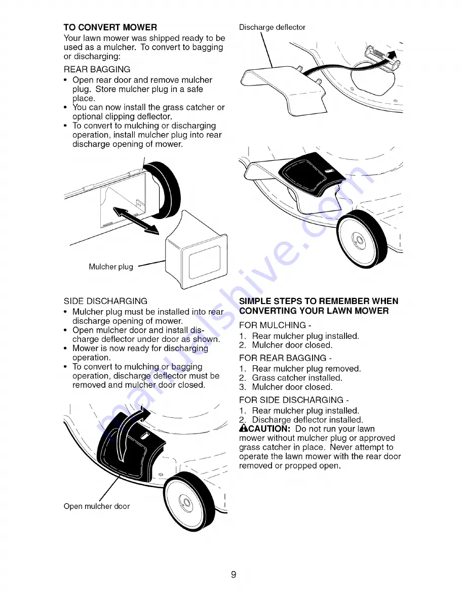 Craftsman 917.376165 Скачать руководство пользователя страница 9