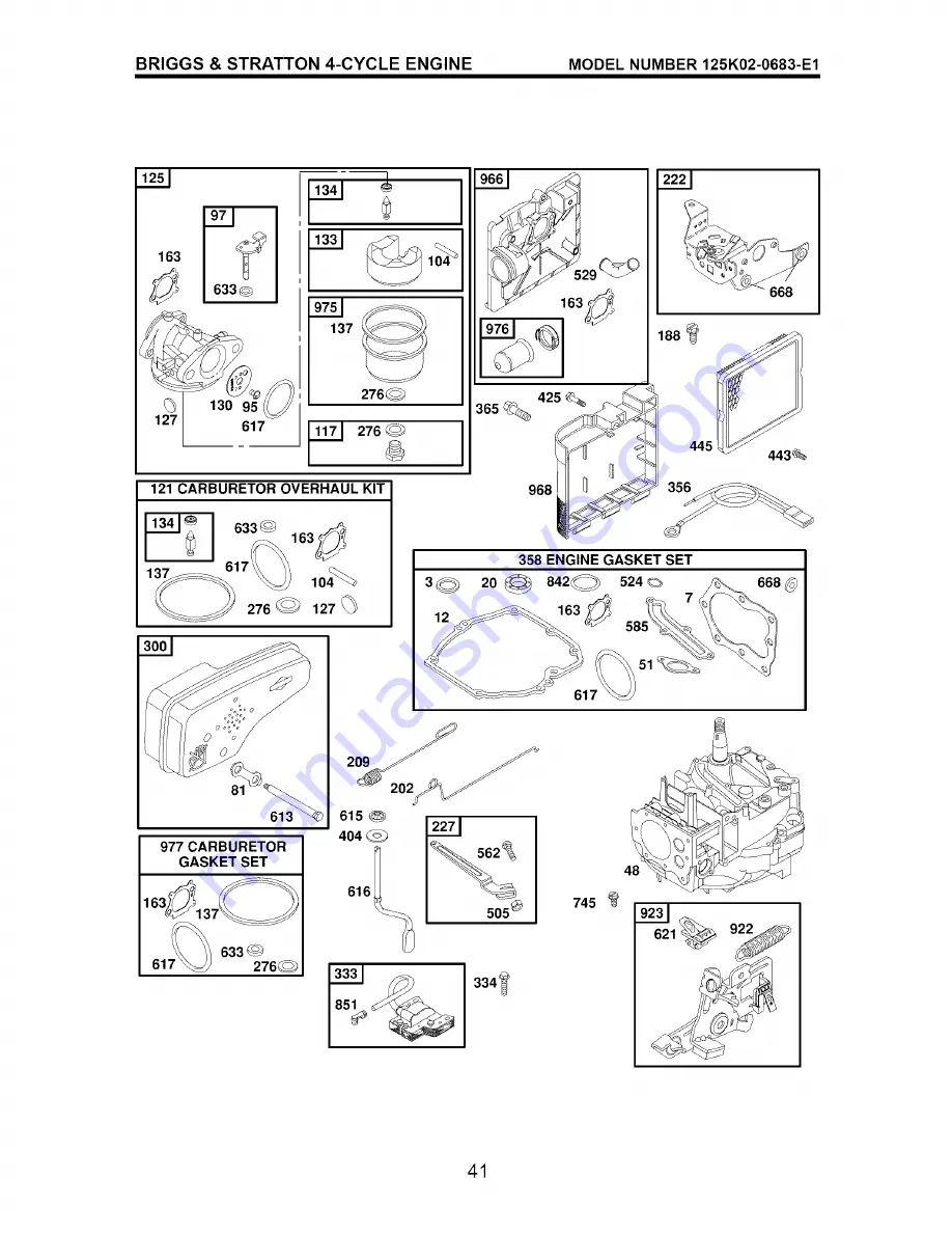 Craftsman 917.376166 Owner'S Manual Download Page 41