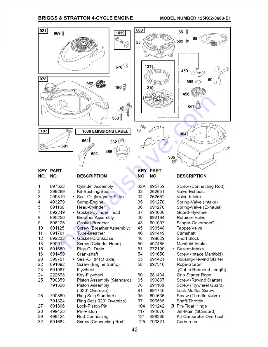 Craftsman 917.376166 Скачать руководство пользователя страница 42