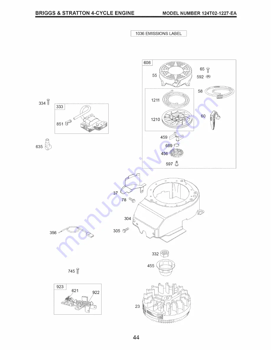 Craftsman 917.376221 Owner'S Manual Download Page 44