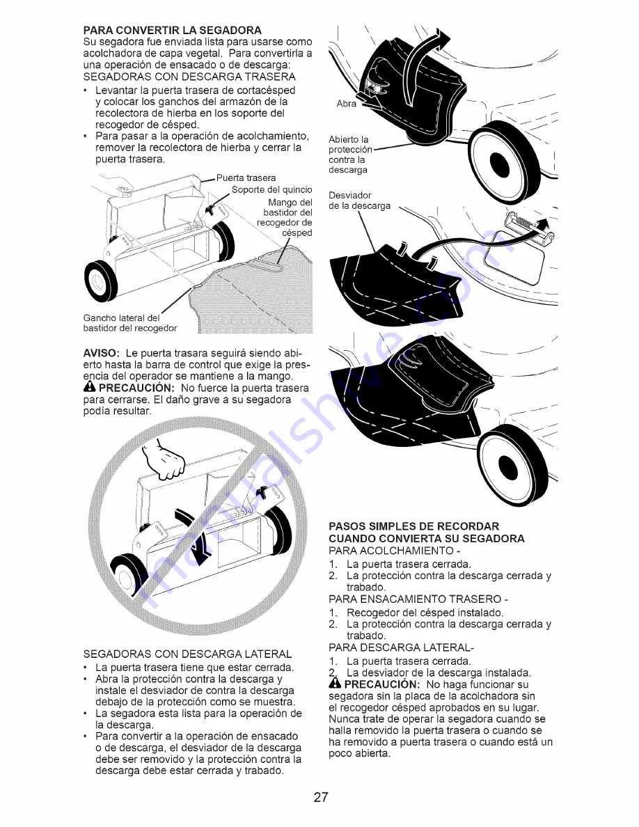 Craftsman 917.376402 Owner'S Manual Download Page 27