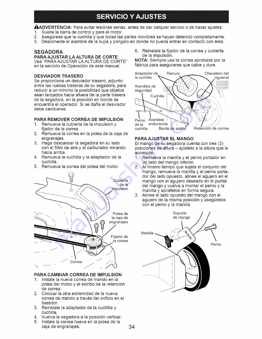 Craftsman 917.376405 Скачать руководство пользователя страница 34