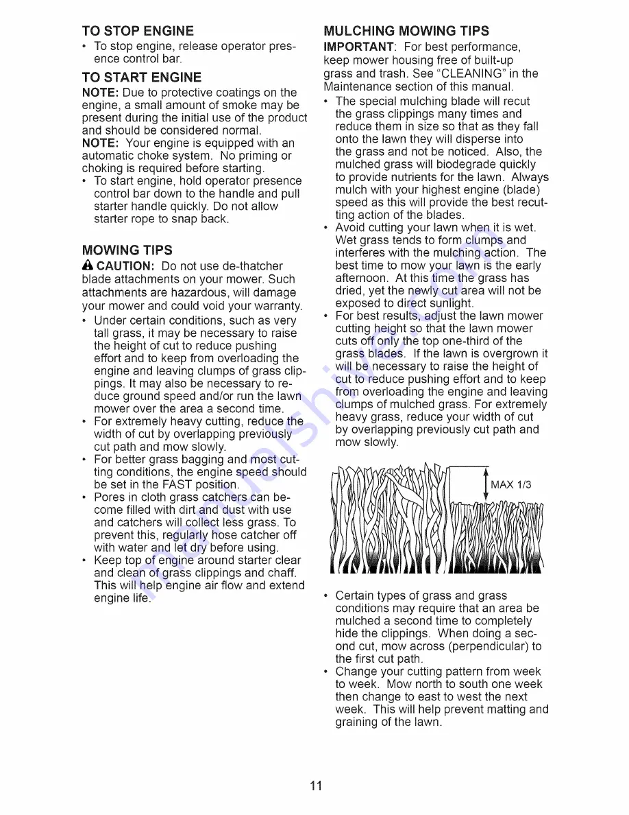 Craftsman 917.376451 Owner'S Manual Download Page 11