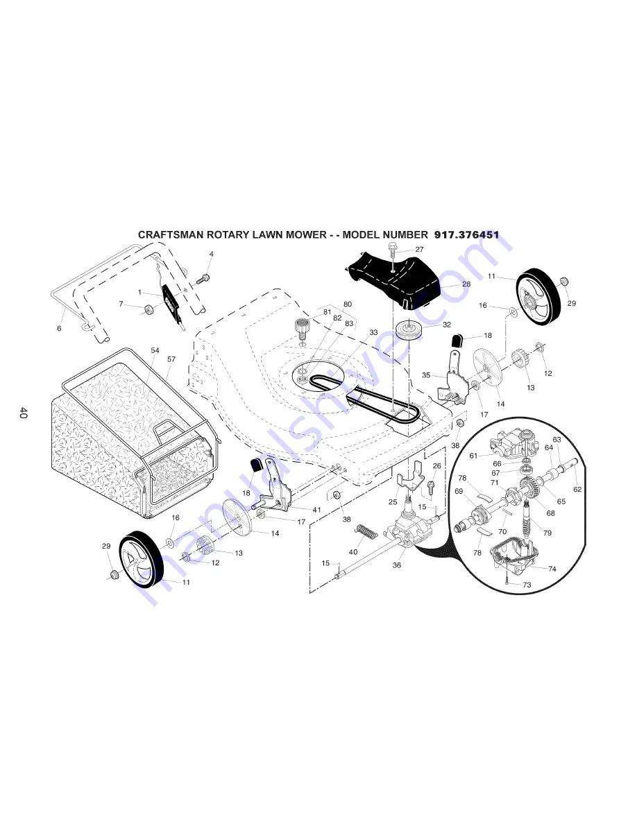 Craftsman 917.376451 Owner'S Manual Download Page 40