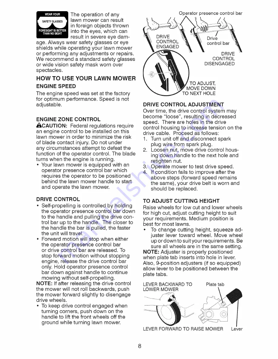 Craftsman 917.376462 Owner'S Manual Download Page 8