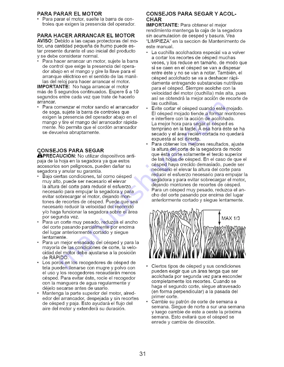 Craftsman 917.376482 Owner'S Manual Download Page 31