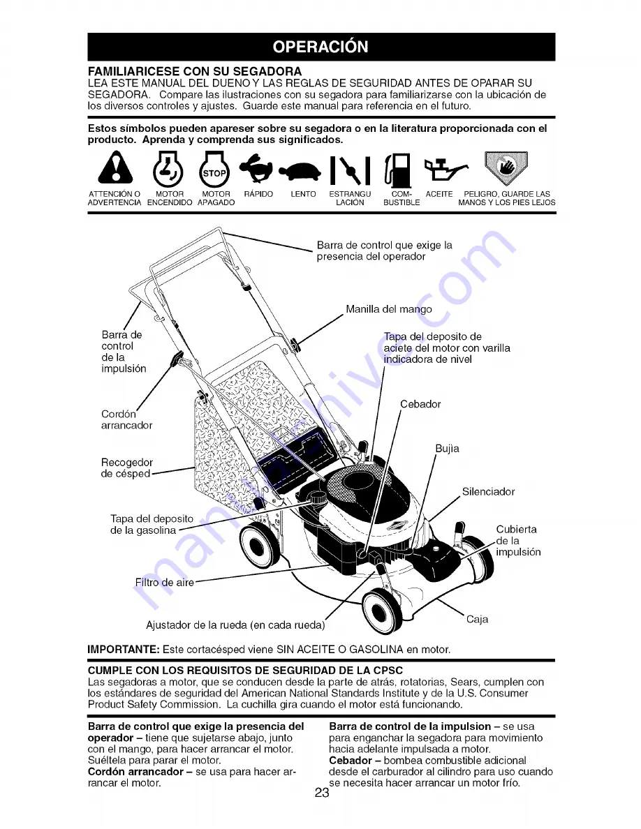 Craftsman 917.376523 Скачать руководство пользователя страница 23