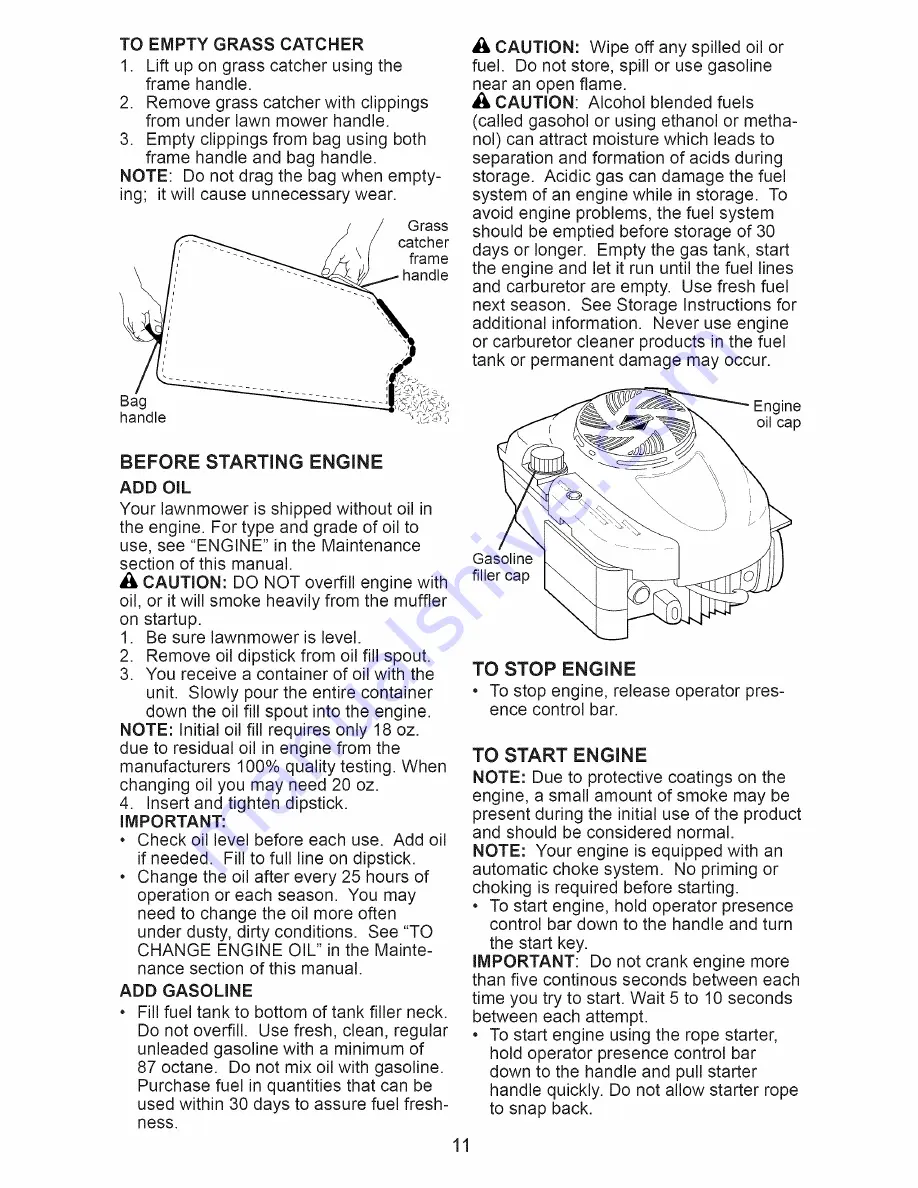 Craftsman 917.376534 Скачать руководство пользователя страница 11