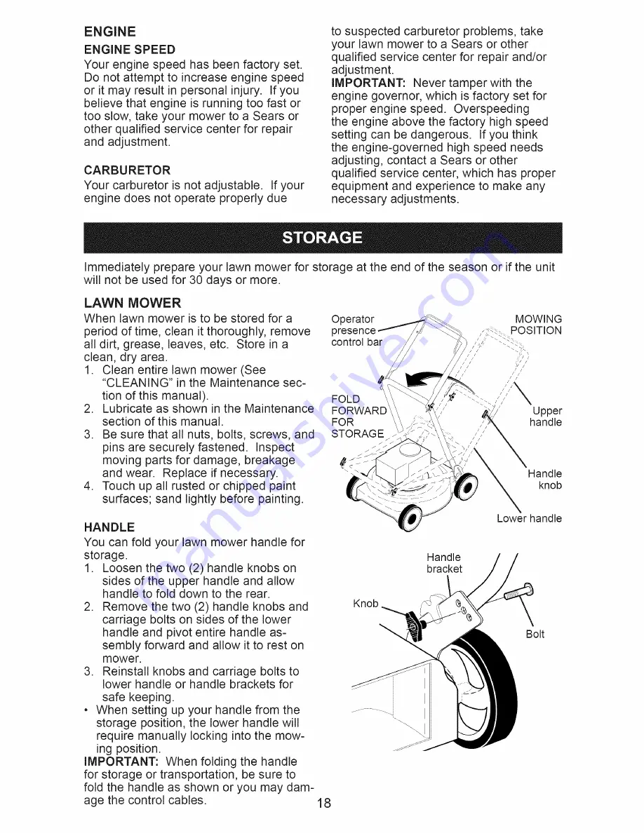 Craftsman 917.376536 Owner'S Manual Download Page 18