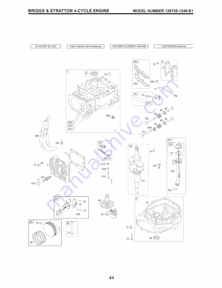 Craftsman 917.376536 Скачать руководство пользователя страница 44