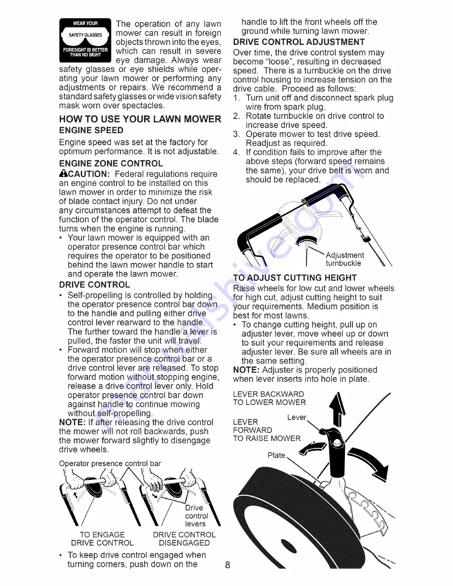 Craftsman 917.376543 Owner'S Manual Download Page 8