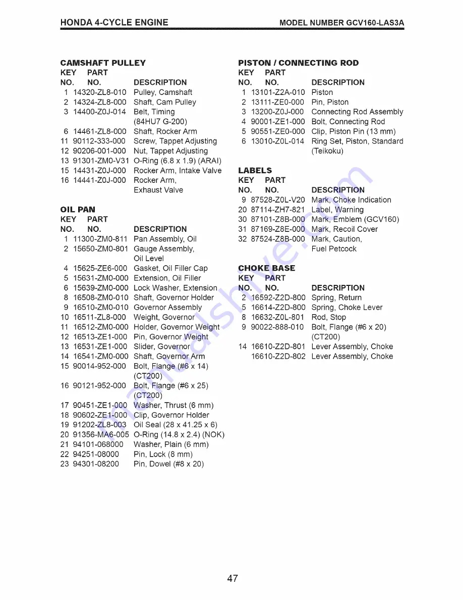 Craftsman 917.376543 Owner'S Manual Download Page 47