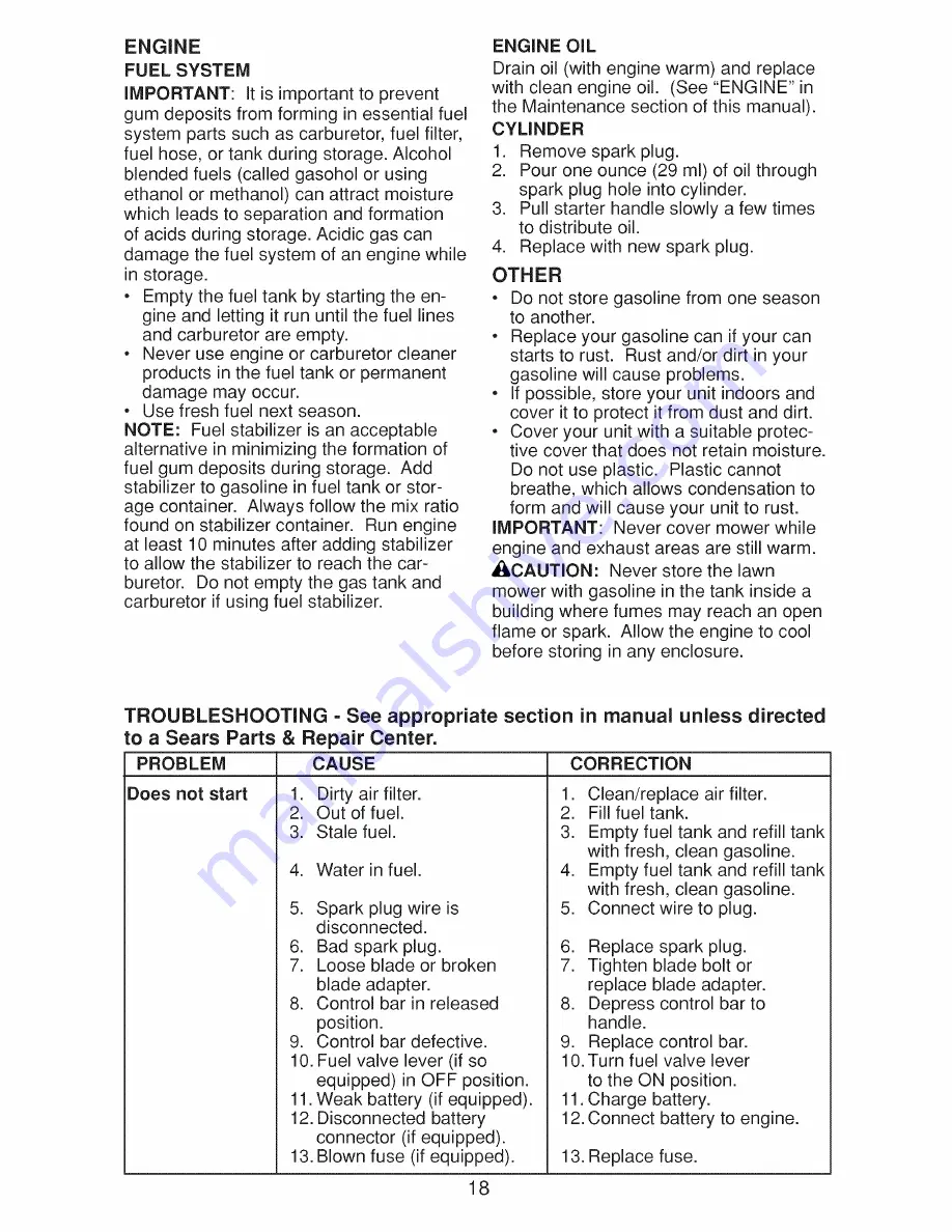 Craftsman 917.376545 Owner'S Manual Download Page 66