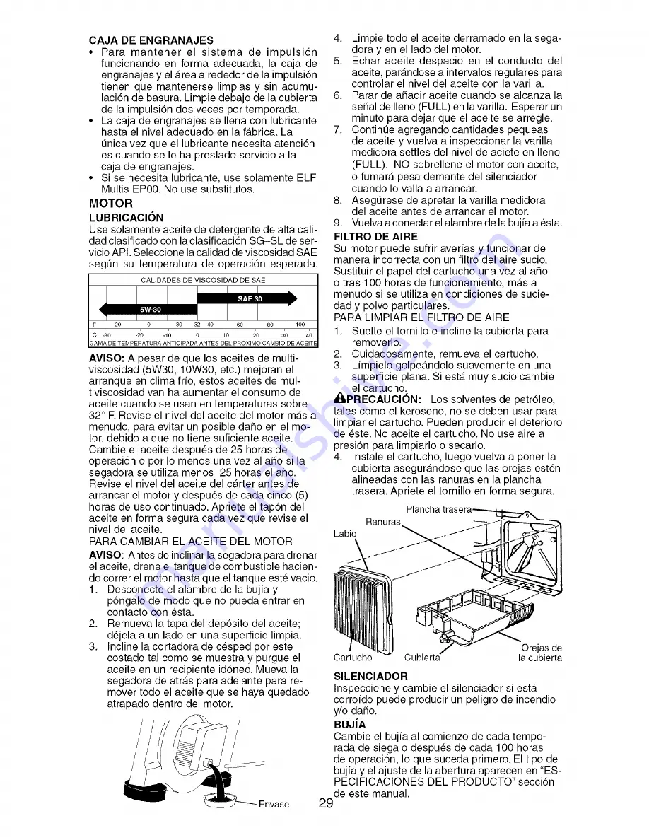 Craftsman 917.376562 Скачать руководство пользователя страница 29