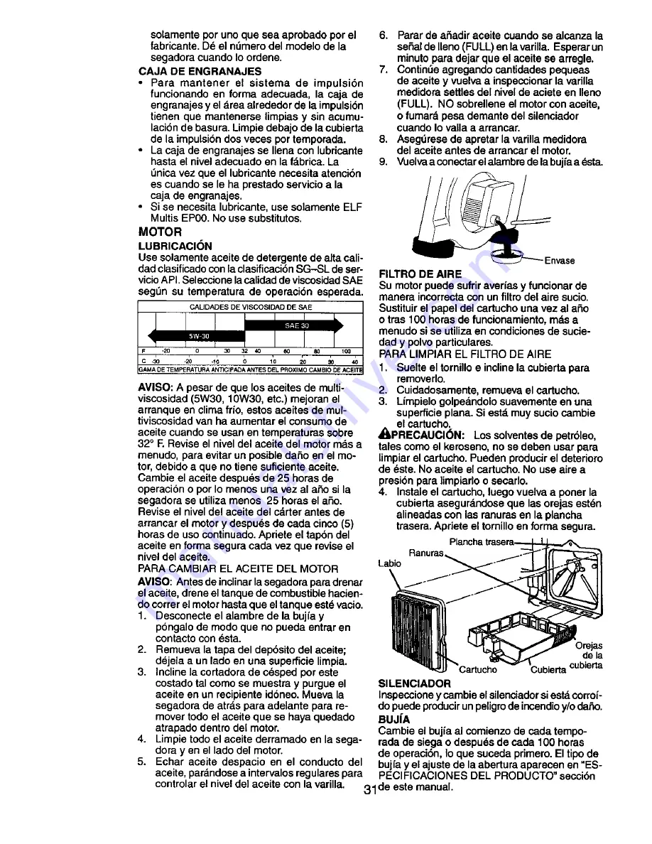 Craftsman 917.376571 Owner'S Manual Download Page 31