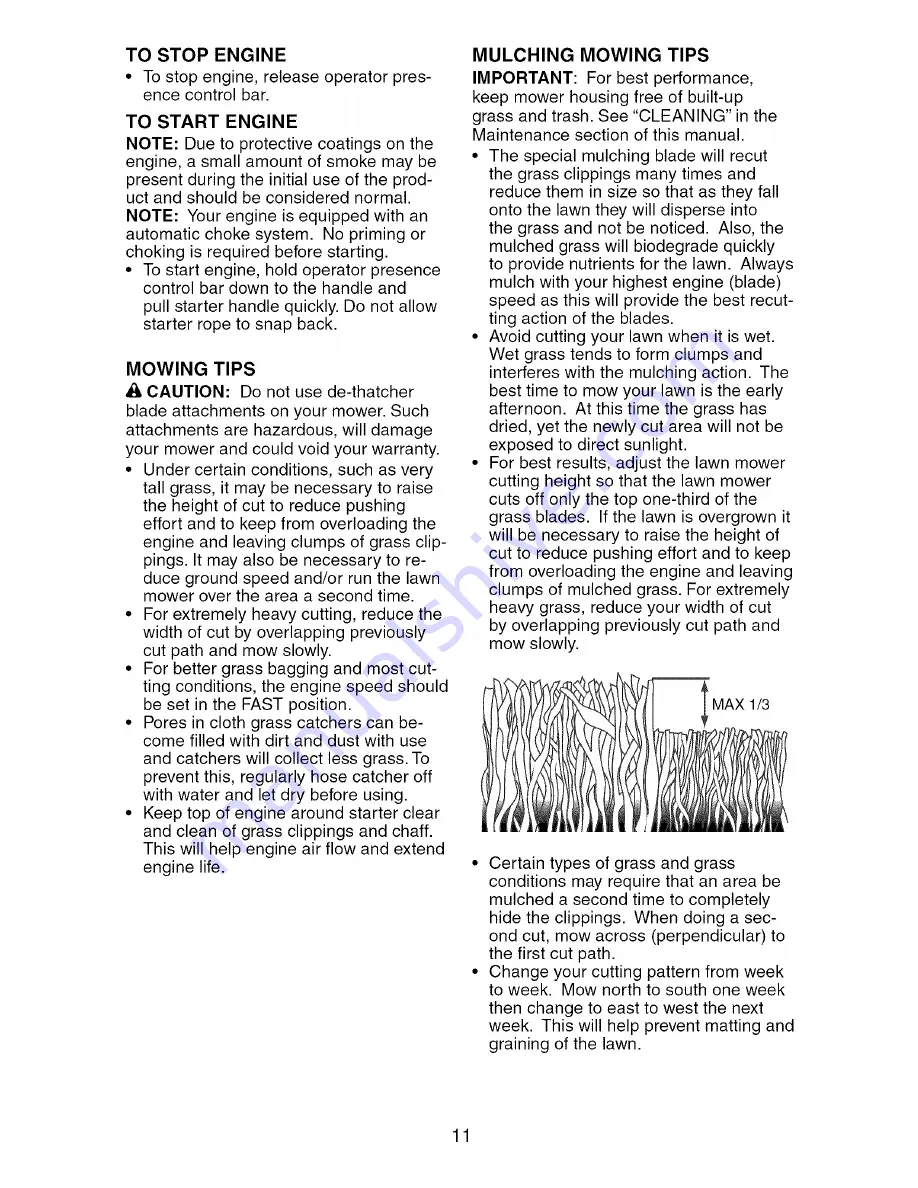 Craftsman 917.376583 Owner'S Manual Download Page 11