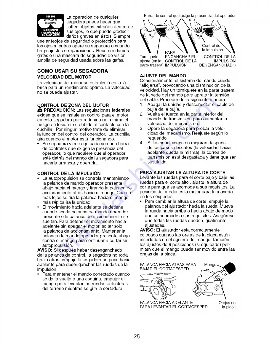 Craftsman 917.376630 Owner'S Manual Download Page 25