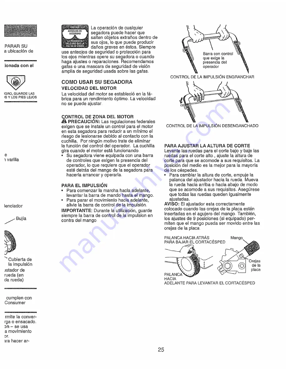 Craftsman 917.376658 Owner'S Manual Download Page 25