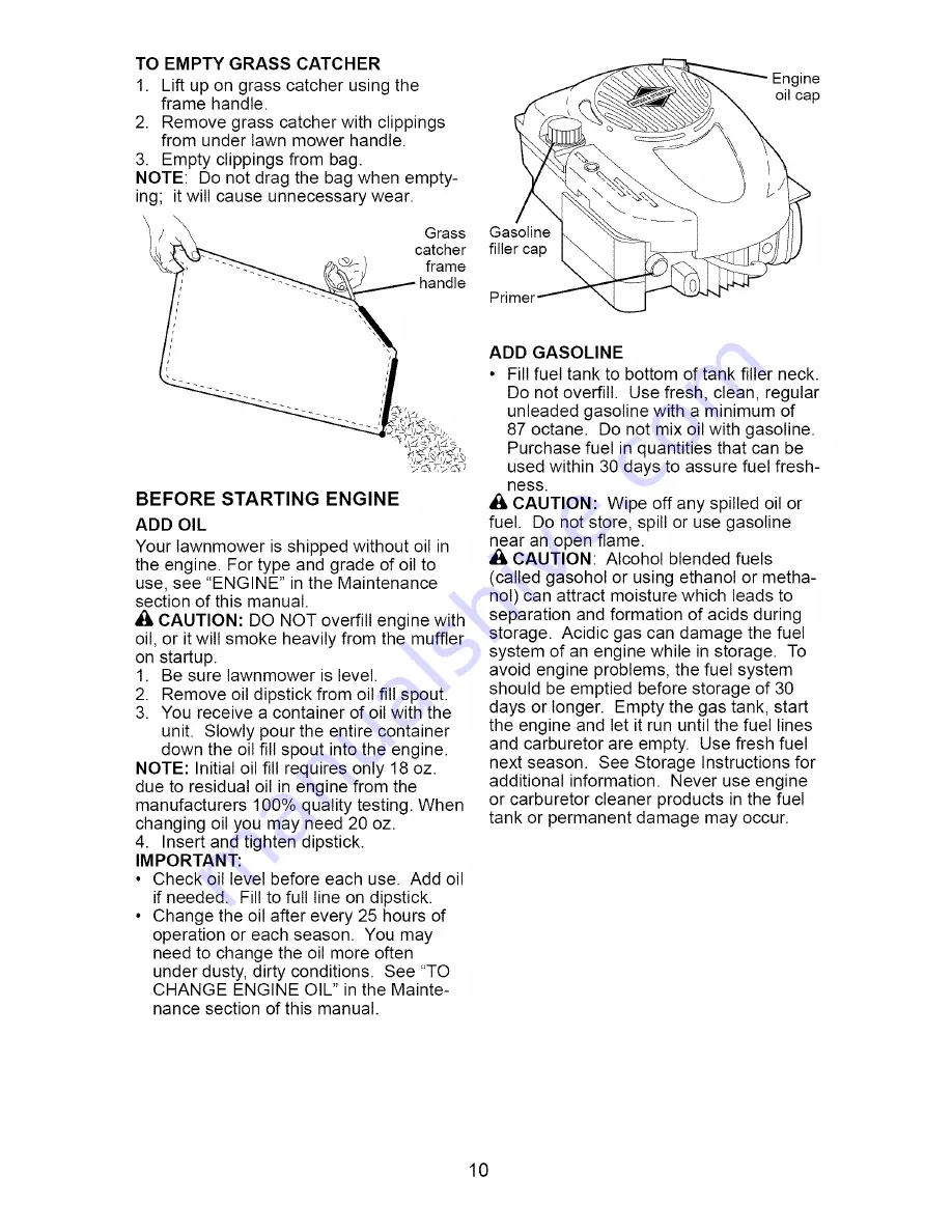 Craftsman 917.376672 Owner'S Manual Download Page 10