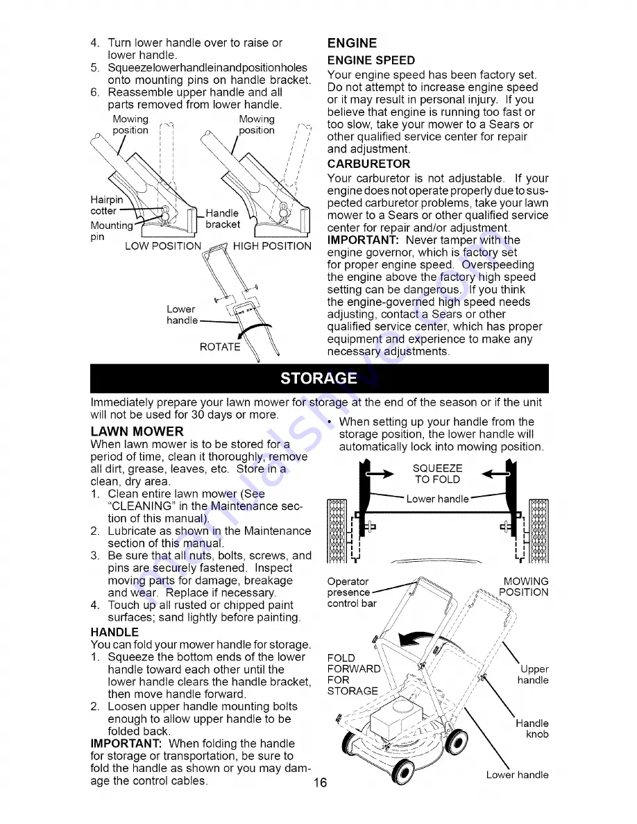 Craftsman 917.376672 Owner'S Manual Download Page 16