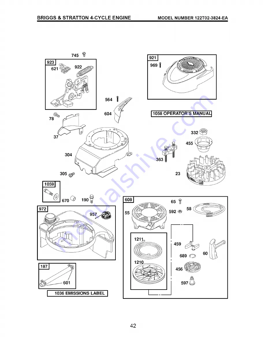 Craftsman 917.376672 Owner'S Manual Download Page 42