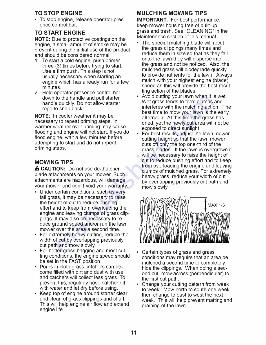 Craftsman 917.376678 Owner'S Manual Download Page 11