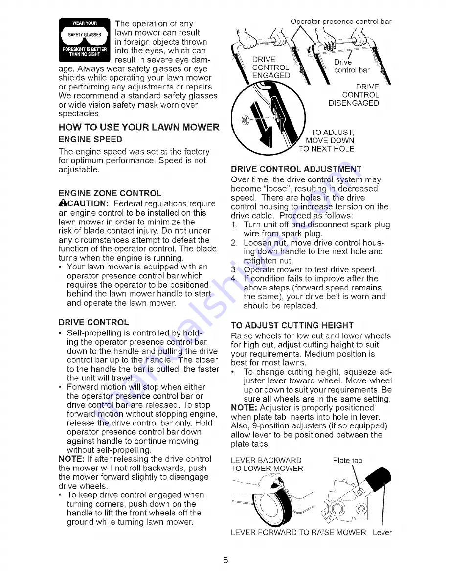 Craftsman 917.376734 Owner'S Manual Download Page 8