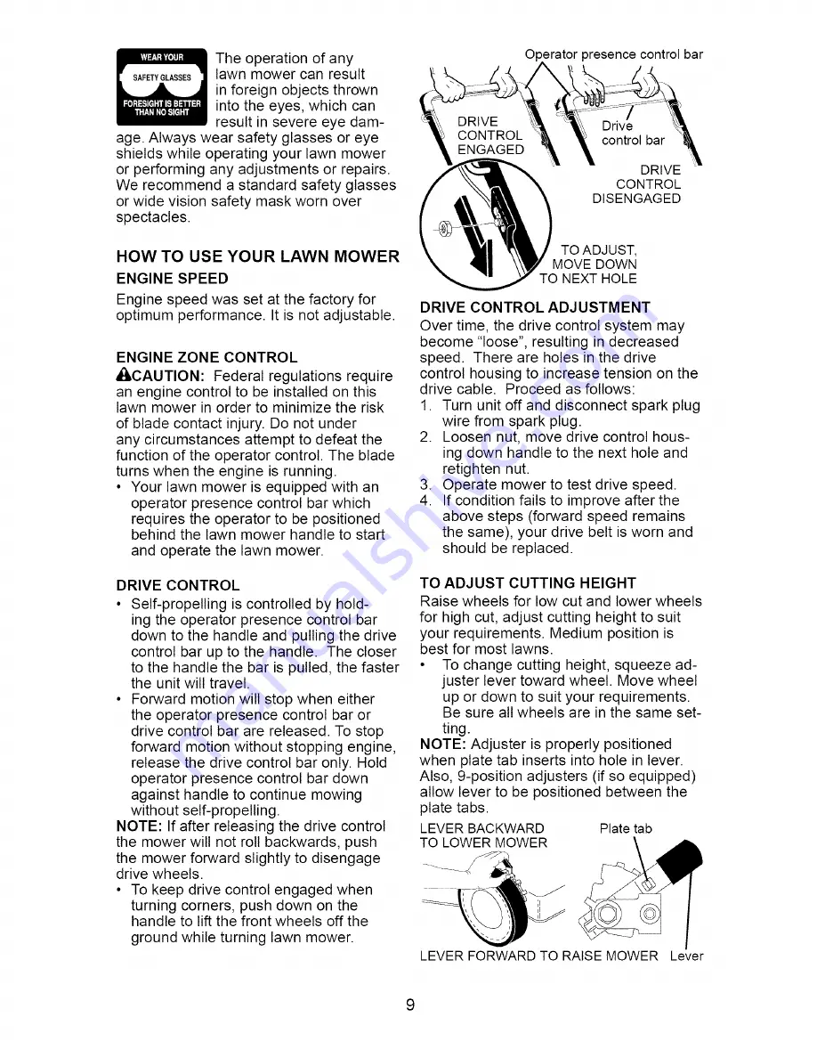 Craftsman 917.376743 Owner'S Manual Download Page 9