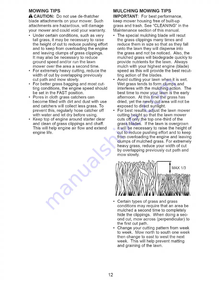 Craftsman 917.376746 Owner'S Manual Download Page 12