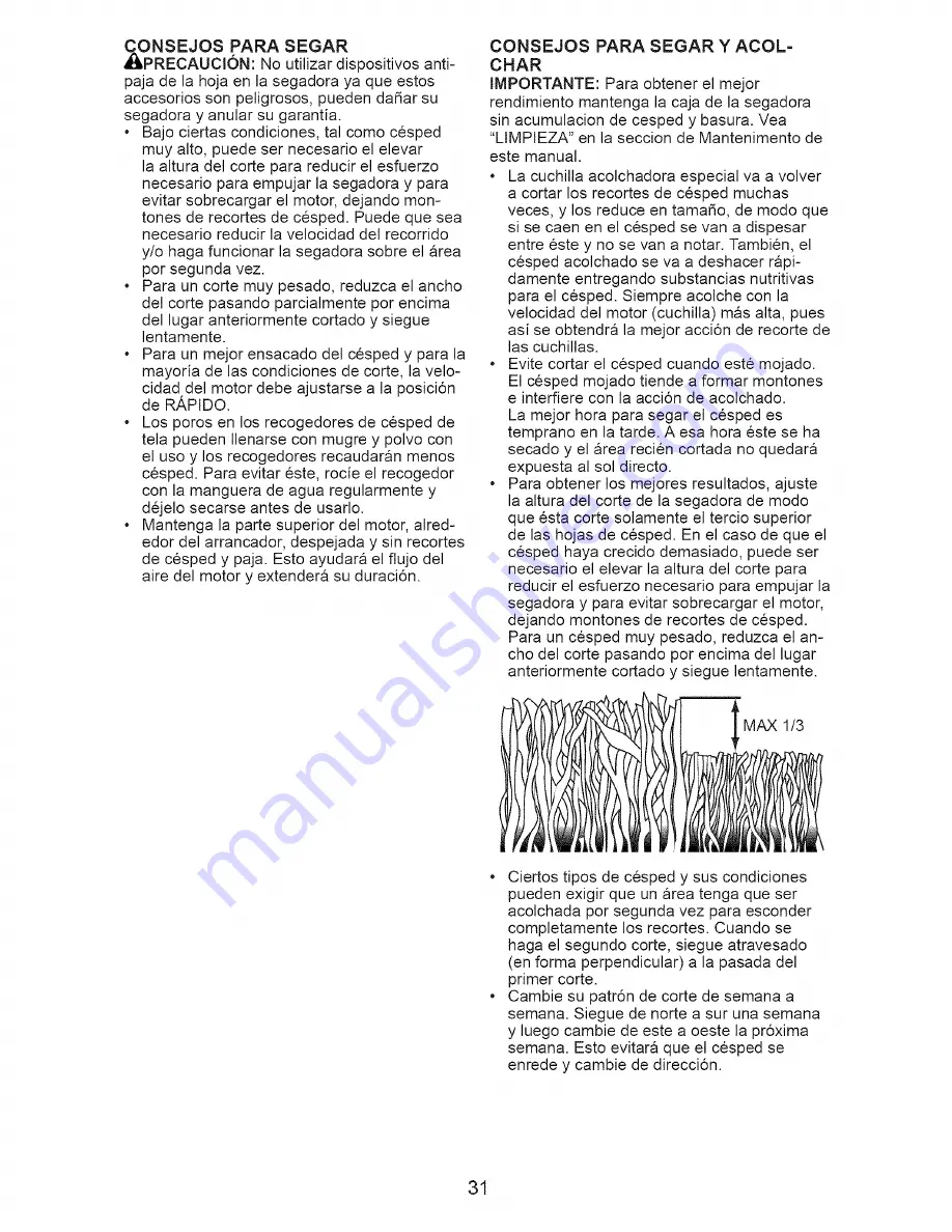 Craftsman 917.376746 Owner'S Manual Download Page 31