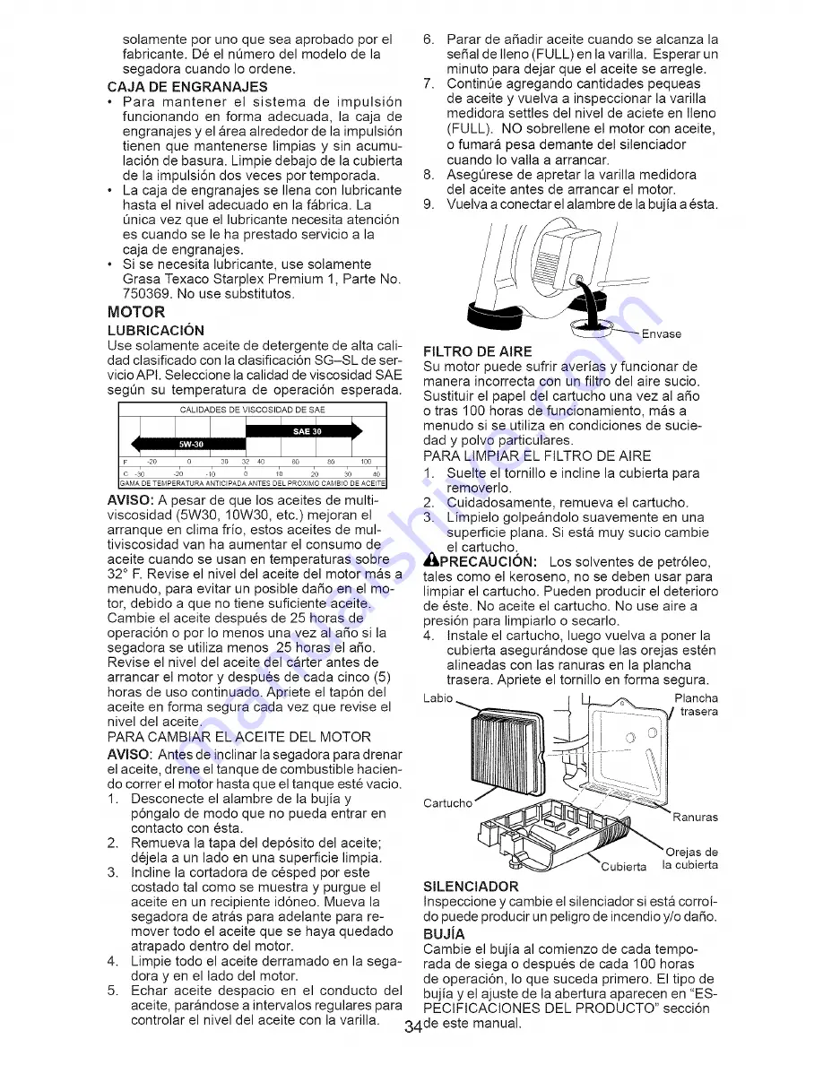 Craftsman 917.376746 Owner'S Manual Download Page 34