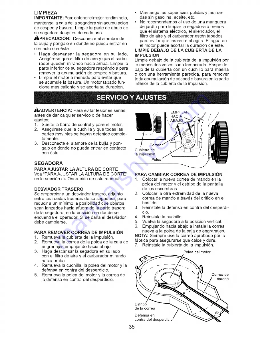 Craftsman 917.376746 Owner'S Manual Download Page 35