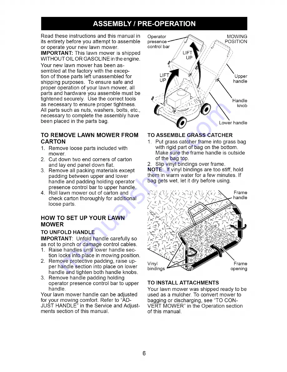 Craftsman 917.376780 Owner'S Manual Download Page 6