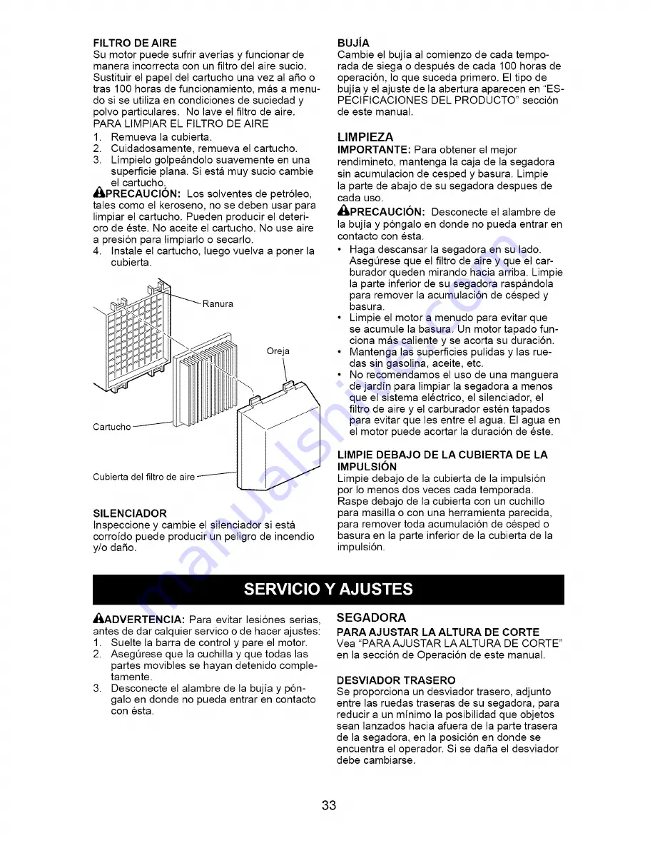 Craftsman 917.376781 Owner'S Manual Download Page 33