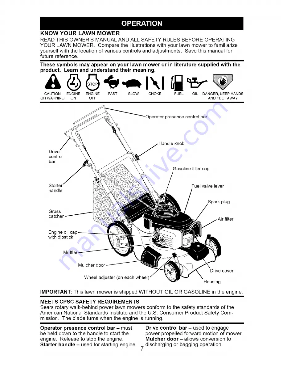 Craftsman 917.376782 Owner'S Manual Download Page 7